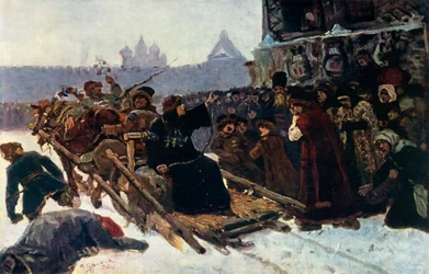 El boyardo Morozova, un estudio, 1881, 1965