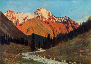 Paisaje montañoso, finales del siglo XIX, 1965