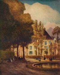 Bassin Du Dragon, Versalles, c1915