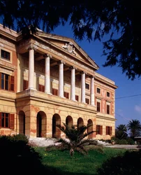 Vista de la villa Belmonte, principios del siglo XIX