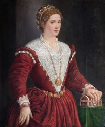 Una dama desconocida (óleo sobre lienzo)