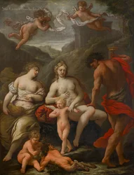 Ceres, Baco y Venus, c.1550-1610 (óleo sobre lienzo)