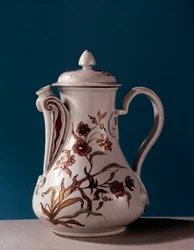 Olla de porcelana del siglo XVIII, Escuela Veneciana, París, Artes Decorativas