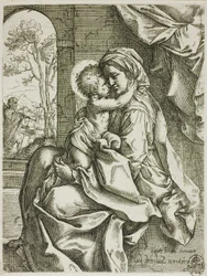 Virgen con el Niño y San José