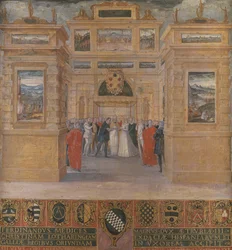 Boda del Gran Duque Fernando I de Médicis con Cristina de Lorena