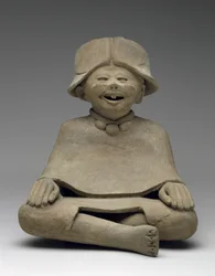 Mujer sentada, 300-600 AD
