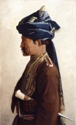 Mohamed, un Jemadar de la 5ª Caballería de Bengala, 1889