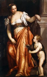 Una personificación de la Escultura, c.1557-59