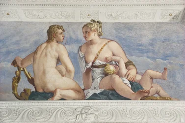 Apolo y Venus, de la Sala di Bacco, c.1561