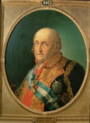Infante Don Antonio Pascual de Borbón, hermano del rey Carlos IV (pintura sobre lienzo)