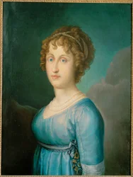 María Antonia de Sicilia, esposa del Gran Duque Leopoldo II (pintura sobre lienzo)