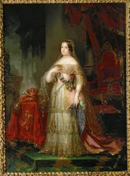 Reina Isabel II (pintura sobre lienzo)