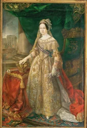 Reina Isabel II (pintura sobre lienzo)