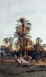Borde del oasis, detalle