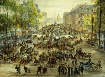 Un Bulevar Ocupado, 1877