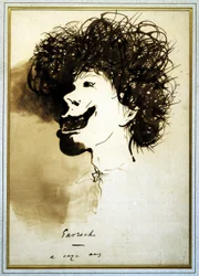 Gavroche a los 11 años - en Los miserables - tinta sobre papel, de Victor Hugo