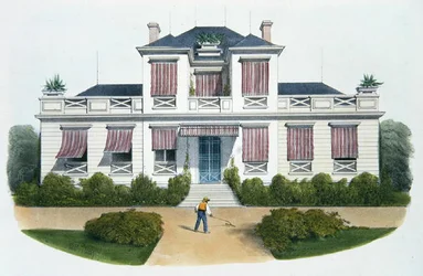 Una villa italiana, ilustración de 