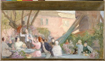 Boceto para el ayuntamiento de Bagnolet: Un brindis