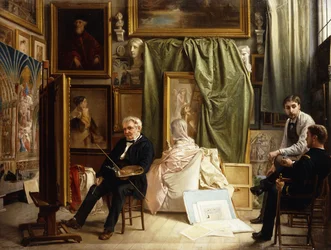El estudio del artista