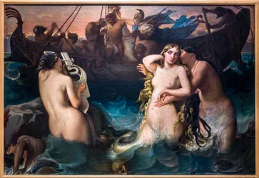 Ulises y las sirenas, antes de 1848 (Óleo sobre lienzo)