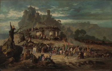La partida de los cruzados, 1863