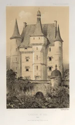Arquitectura Pintoresca o Monumentos del Siglo XV. y XVI. Siglos: Castillos de Francia de los Siglos XV y XVI: Pl. 52, Château De Fay (Maine)