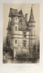 Arquitectura Pintoresca o Monumentos del Siglo XV. y XVI. Siglos: Castillos de Francia de los Siglos XV y XVI: Pl. 63, Antiguo Señorío De La Fosse (Saône et Loire)