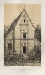 Arquitectura Pintoresca o Monumentos del Siglo XV. y XVI. Siglos: Castillos de Francia de los Siglos XV y XVI: Pl. 81, FIEf Des Bordes-Compigny (Yonne)