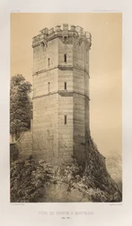 Arquitectura Pintoresca o Monumentos del Siglo XV. y XVI. Siglos: Castillos de Francia de los Siglos XV y XVI: Pl. 90, Tour de Buffon en Montbard (Côte d