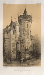 Arquitectura Pintoresca o Monumentos del Siglo XV. y XVI. Siglos: Chateaux De France de los siglos XV y XVI: Pl. 28, Chateau De La Verdiere (Ille en Vilaine)