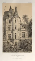 Arquitectura Pintoresca o Monumentos del Siglo XV. y XVI. Siglos: Castillos De Francia De Los Siglos XV Y XVI: Pl. 29, Chateau De La Bouverie (Sarthe)
