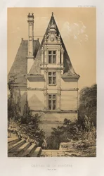 Arquitectura Pintoresca o Monumentos del Siglo XV. y XVI. Siglos: Chateaux De France de los siglos XV y XVI: Pl. 37, Château De La Ranciere (Maine et Loire)