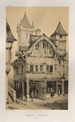 ...Pl. 27, Maison A Peronne Somme, publicado 1860