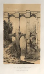 Pl. 50, Puente de Civita-Castellana Estados Romanos, 1860