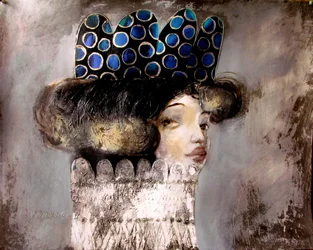 La mujer de la corona azul