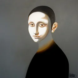 Retrato moderno enigmático