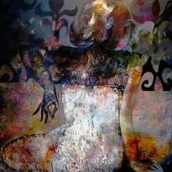 Mujer abstracta y misteriosa