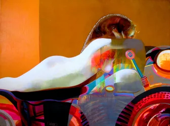 Desnudo reclinado lleno de vida
