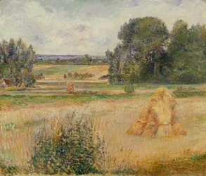 Paisaje, Eragny (óleo sobre lienzo)