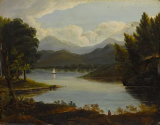 Escena del río Hudson, 1830-50