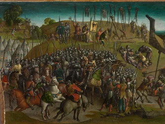 Conquista de Jerusalén por Tito (predela)