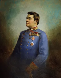 General Hermann Baron Kovess von Kovesshaza, c.1916 (óleo sobre lienzo)
