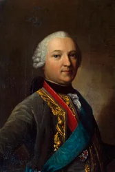Retrato de Caspar von Saldern, mediados del siglo XVIII