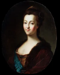Retrato de la Emperatriz Catalina II, siglo XVIII