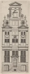 Elevación de fachada holandesa: pl. 3