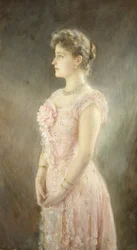 Retrato de la Emperatriz Alexandra Fyodorovna de Rusia, esposa del Zar Nicolás II