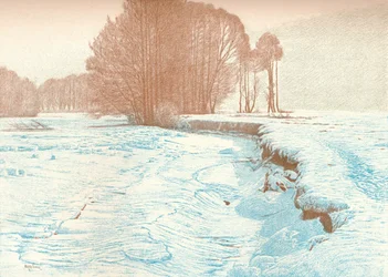 Invierno en las orillas del Garam, 1909