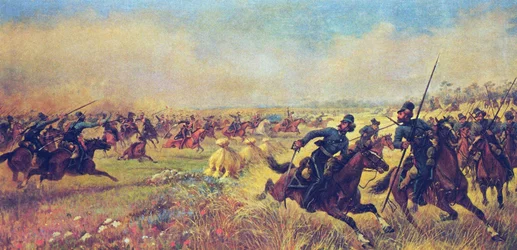 La batalla de Mir el 9 de julio de 1812