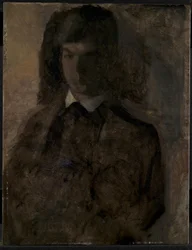 El pintor Svend Hammershøi, hermano del artista