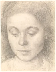 Retrato de Ida, la esposa del artista